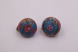 Vintage Ohrstecker Ohrringe farbig ca 1930er 1940er Jahre