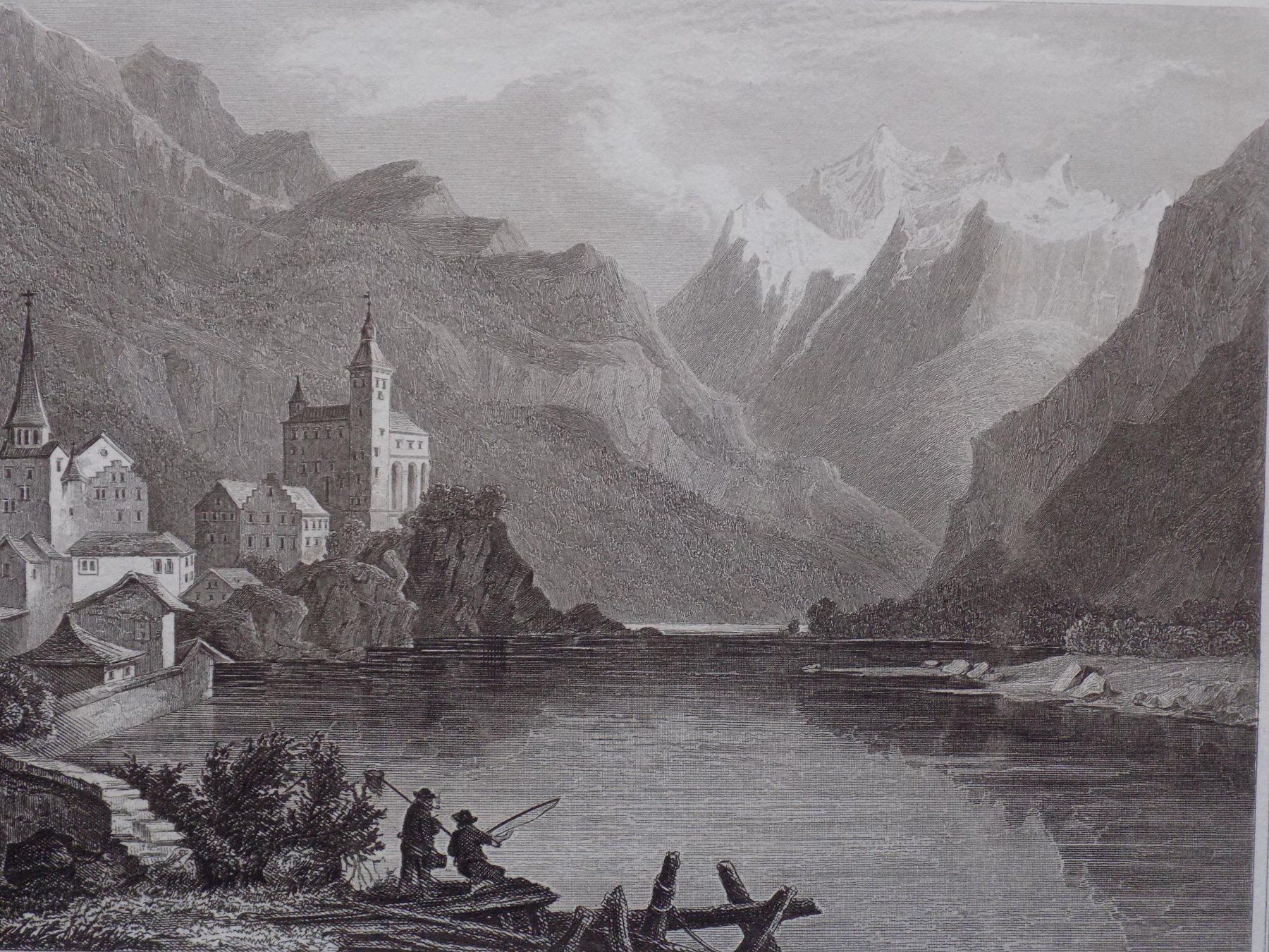 Gravures: Der Monte Rosa von Visp aus – D'occasion à Risch par Rischli15 1