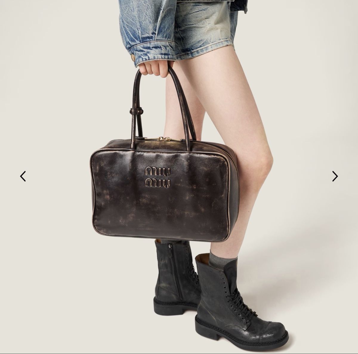 Miu Miu Borse da donna: Miu Miu Beau Nappa Leather Bag – Usato da Martigny venduto da Fashion_Mania 7