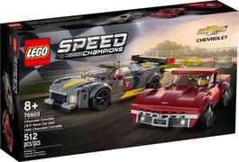 LEGO 76903 Chevrolet, Corvette C8.R & 1968 C /NEU & OVP
