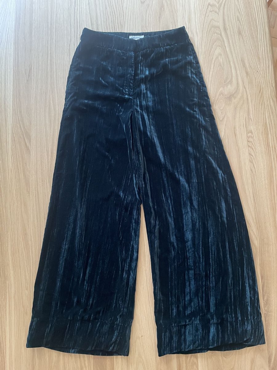 Pantaloni: Dunkelgrüne Hose in Samtoptik – Usato da Zürich venduto da pgr_9pzn 2