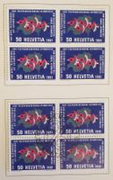1961, Geschenkheft Gedenkmarken ET, im 4-Block 50.-++