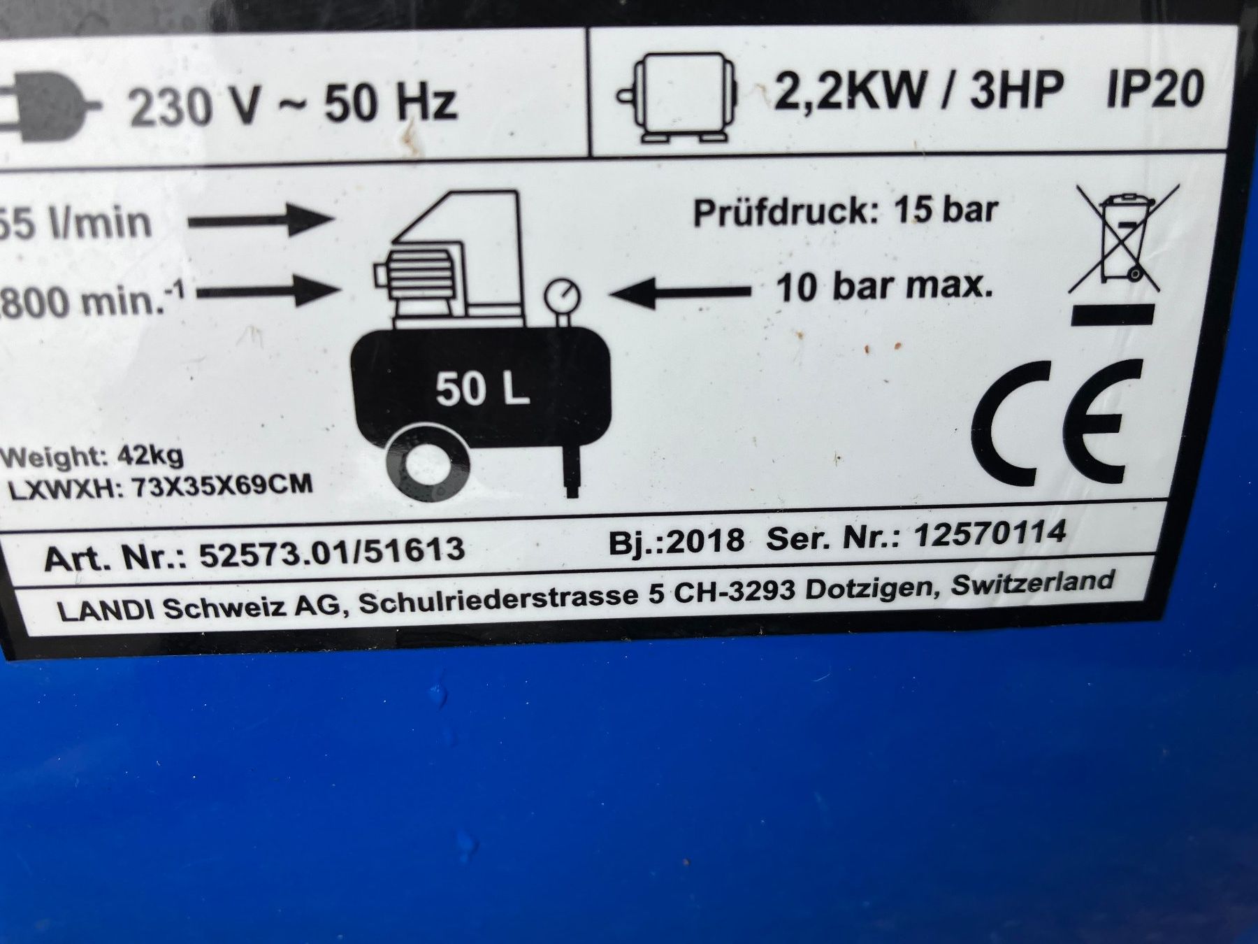 Compresseurs: Kompressor 2 Zylinder – D'occasion à Turbenthal par Navale 3
