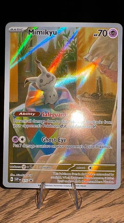 Pokémon Carte collezionabili: Mimikyu (SVP 075) - Englisch – Usato da Kirchberg BE venduto da TurtleShop