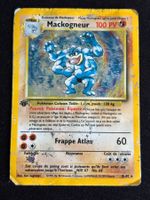 Pokemon Mackogneur holo - Set de Base 1st 8/102 - Français