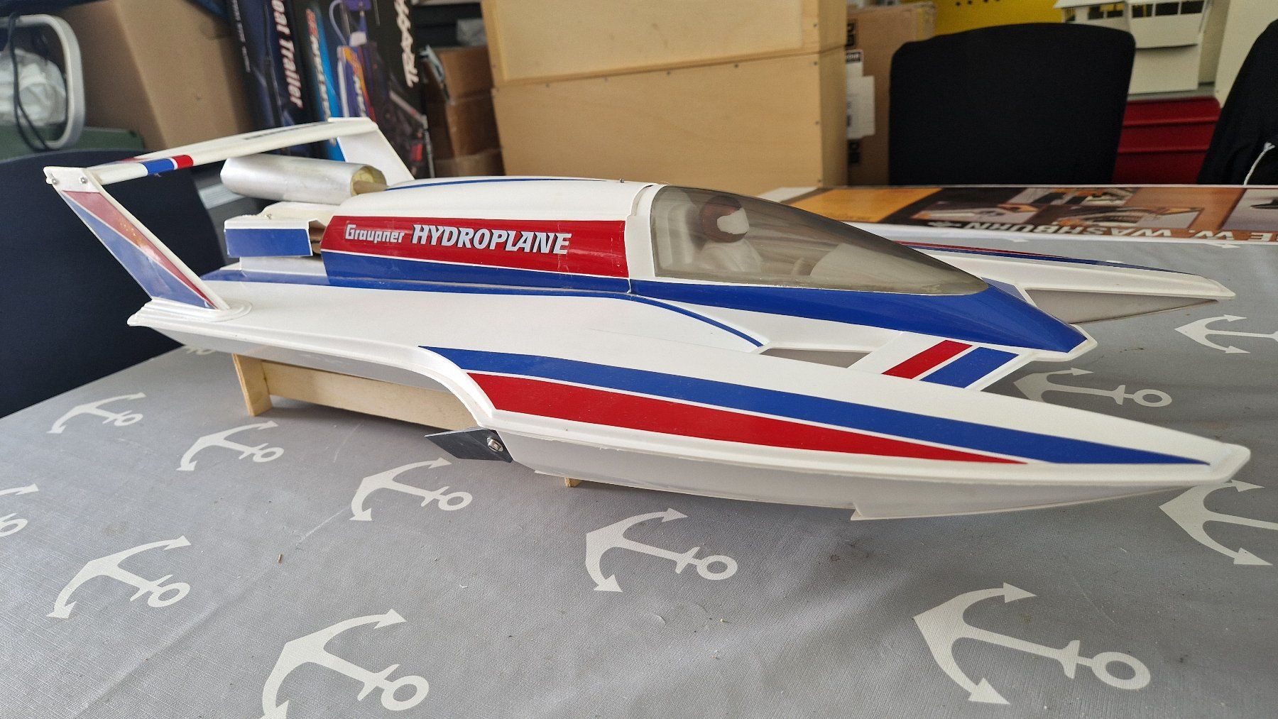 Graupner Modellismo RC: RC Boot Hydroplane von Graupner – Usato da Hausen AG venduto da Fjf130 8