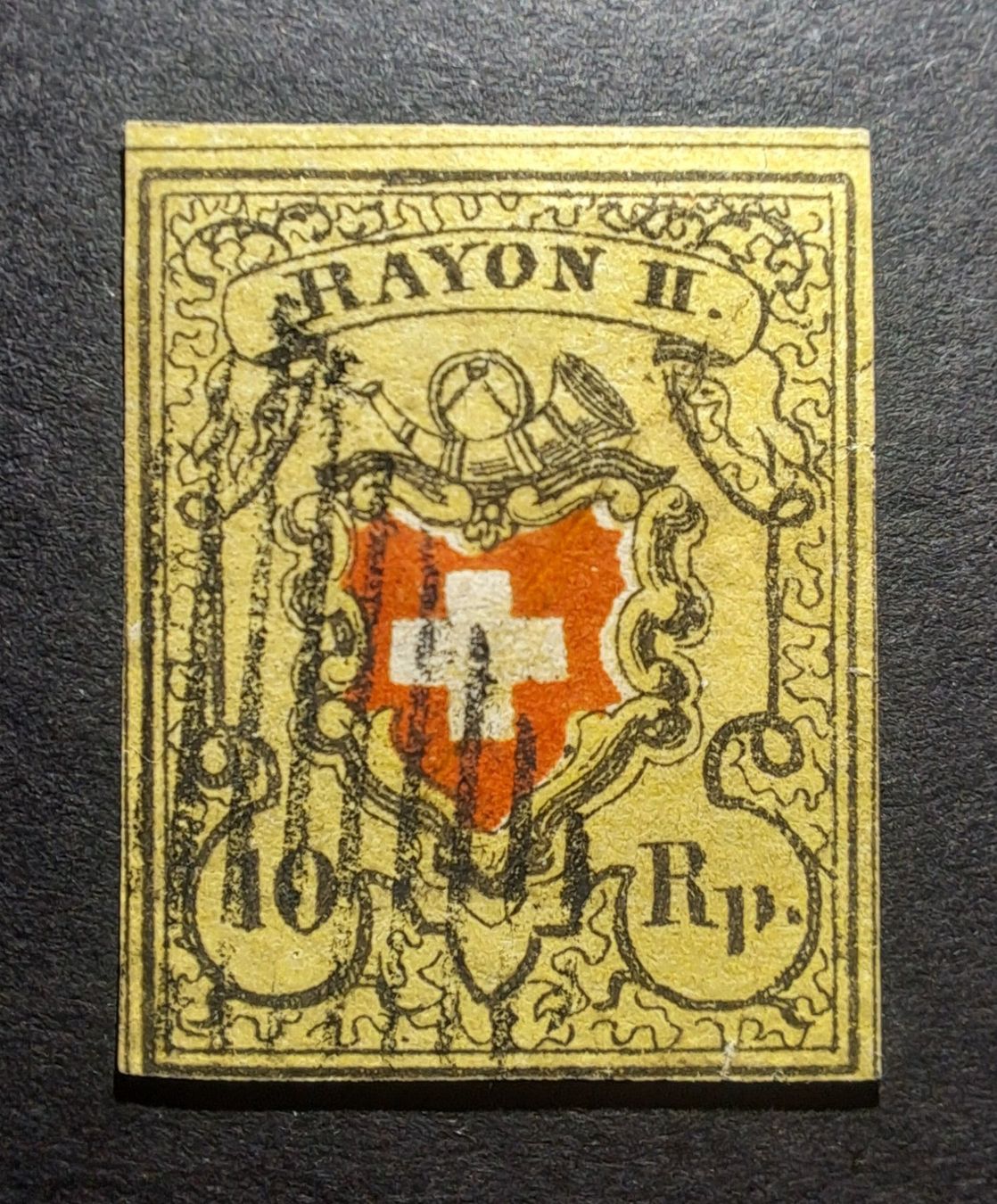 Tutti i francobolli: Rayon II T28 E / LO vollrandig leichte Mängel – Usato da Unterägeri venduto da PhilatelieStudiger