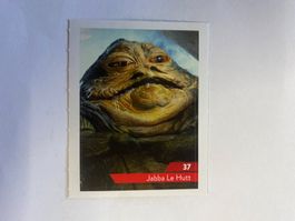 Carte Star Wars Jabba Le Hutt Numéro 37, édition limitée