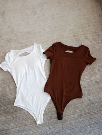 LOT 2 BODY DOS OUVERT REMBOURRÉ S