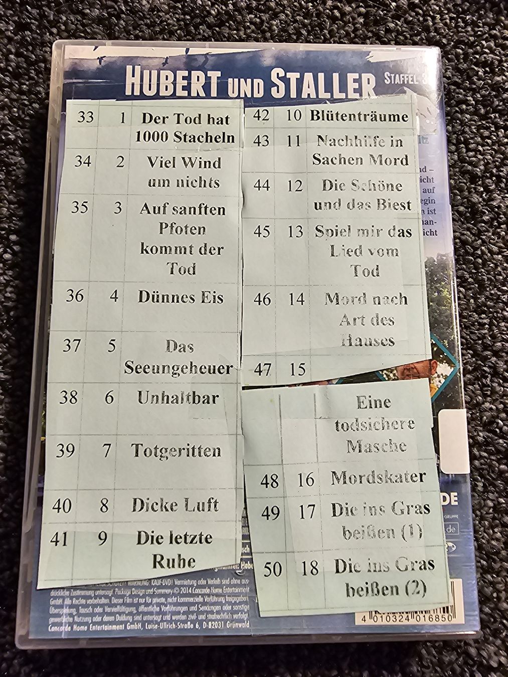 Tutti i DVDs: Hubert und Staller Staffel 3  – Usato da Ruswil venduto da jan_bxl5 1