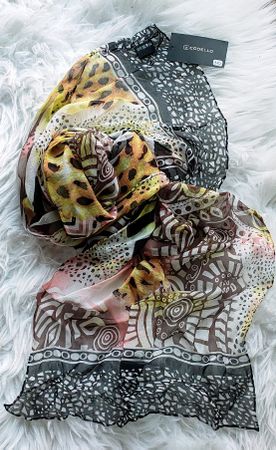 Seidenschal Seide Foulard