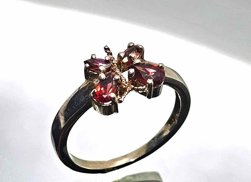 Ringe: Fingerring Sterlingsilber mit Steinen – Neu (gemäss Beschreibung) aus Zug von urzeit 4
