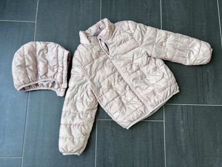 Rosa Übergangsjacke 110/116 