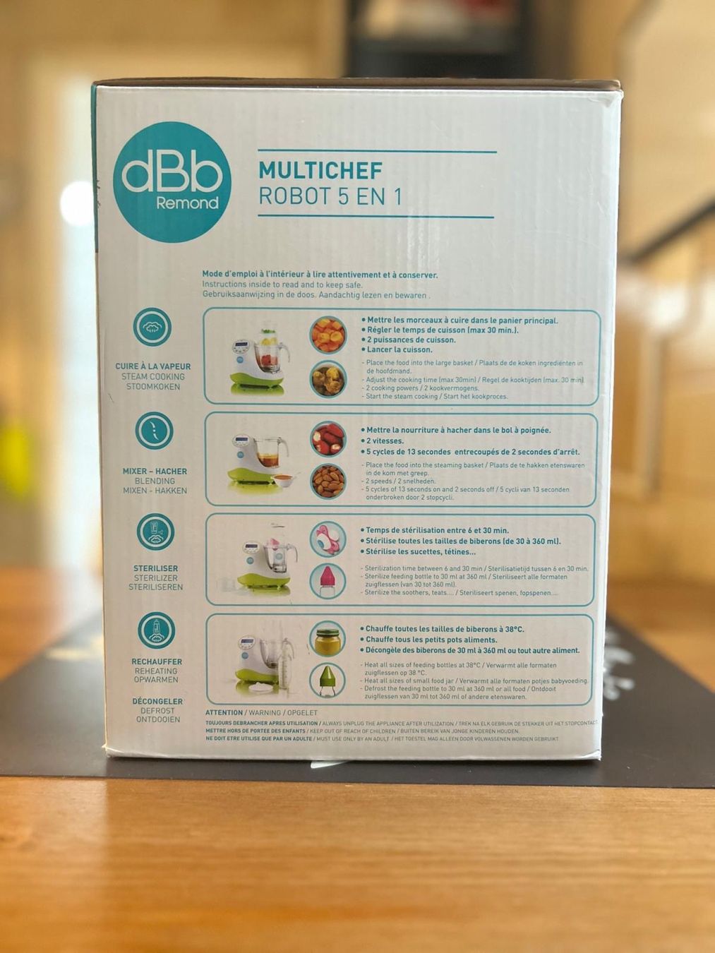 Elettrodomestici da cucina: Robot bébé 5-en-1 dBb Remond Multichef – Usato da Plan-les-Ouates venduto da cas_8nrr 5