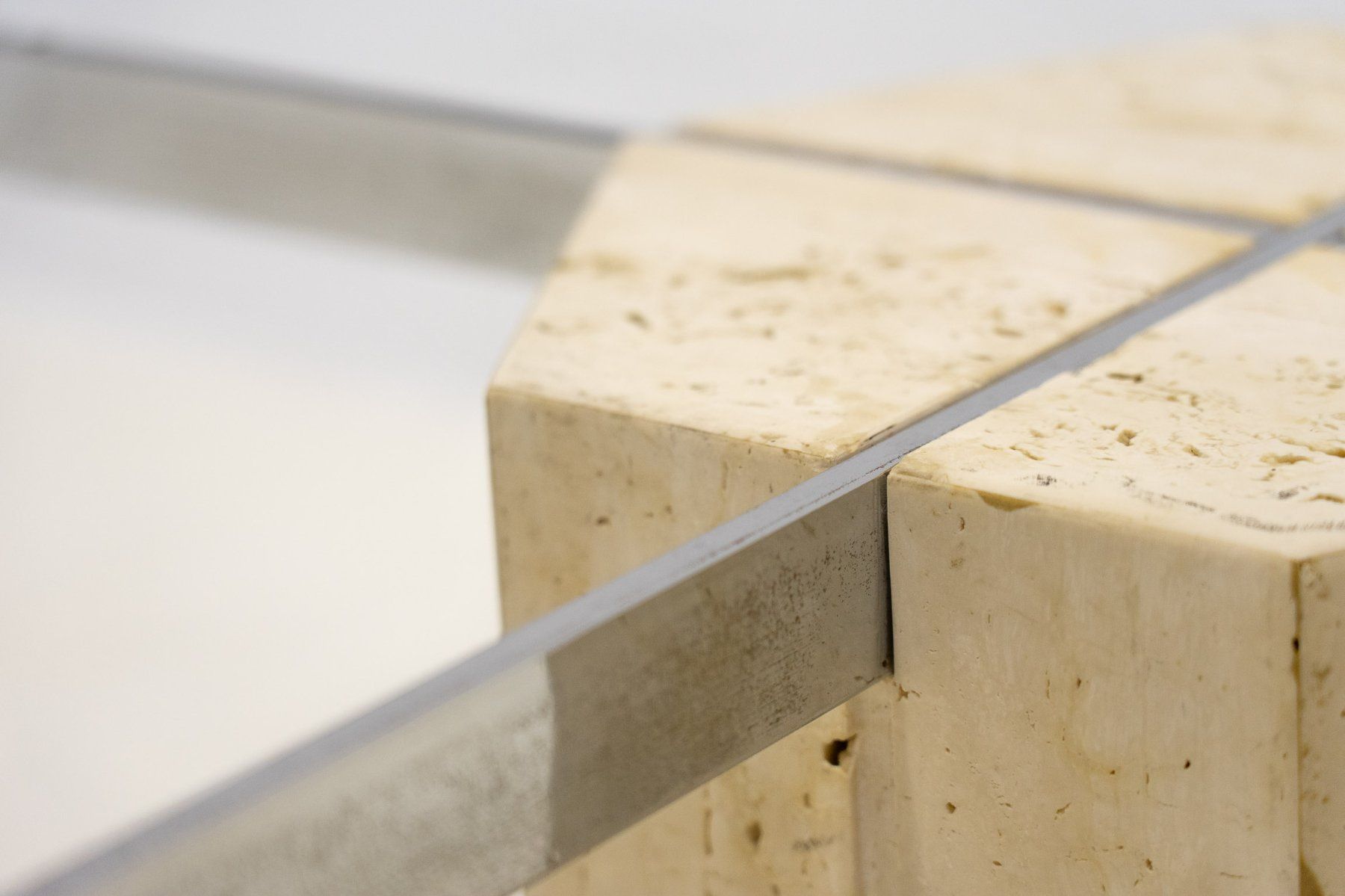 Tische: Couchtisch Travertin Glas - Lieferung möglich – Gebraucht aus Schaffhausen von Studio-Ara 9