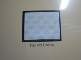 Abart 1993 **, Automatenmarke, "fehlender Eindruck"
