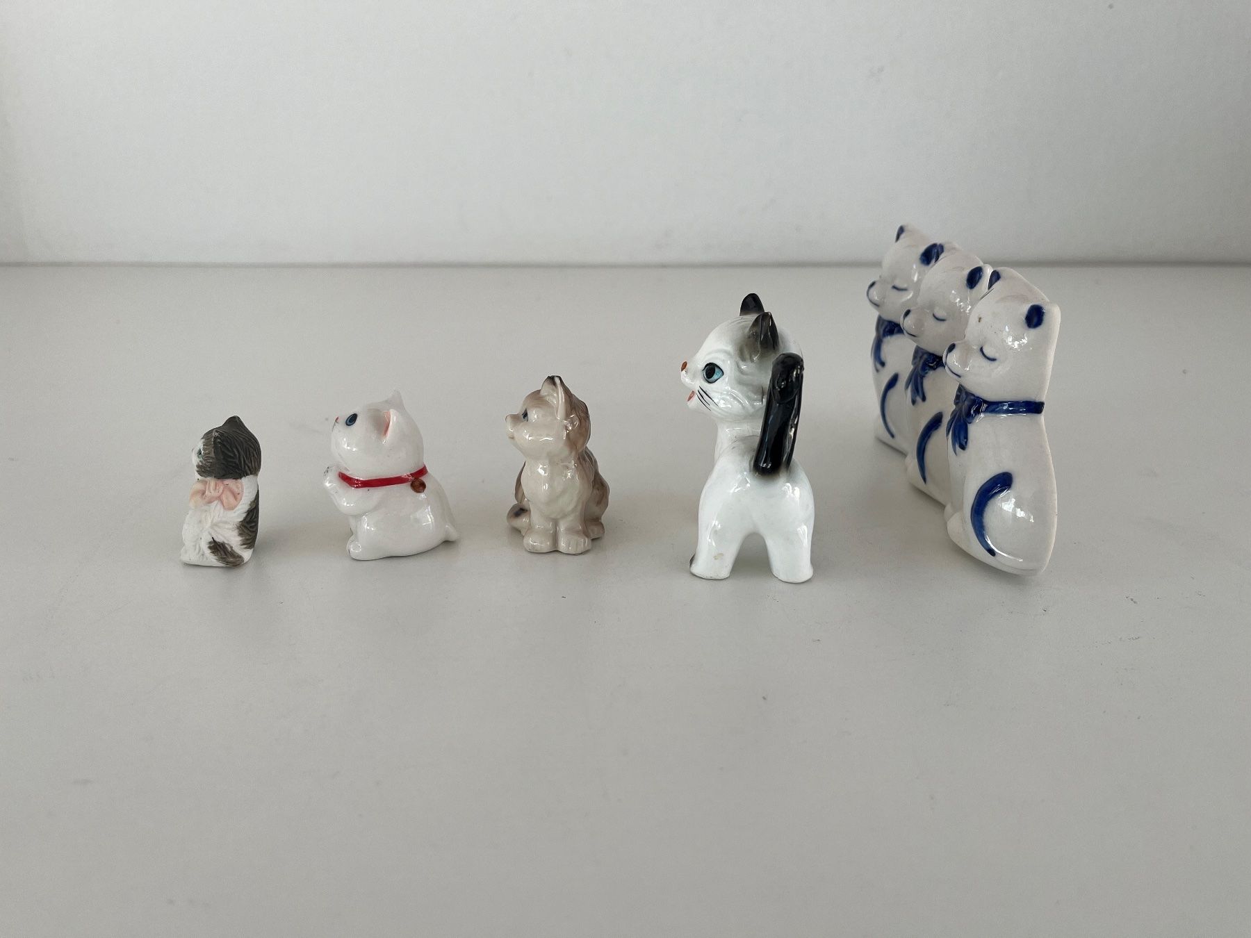 Statuette: 5 Stk. Katzen aus Keramik – Usato da Wetzikon ZH venduto da seli03 5