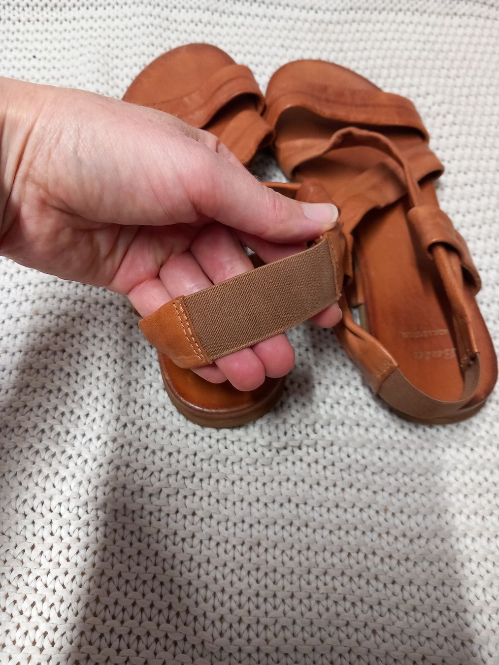 Damenschuhe: Bata Leder Sandalen Gr.39 braun – Gebraucht aus Gwatt (Thun) von umwelt-brocki 4
