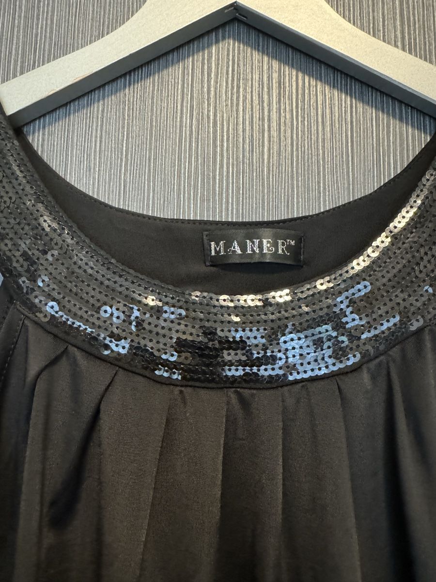 Blusen: Schwarzes Pailletten Bluse S-M elegant festlich – Neu (gemäss Beschreibung) aus Altdorf UR von Lilelo82 1