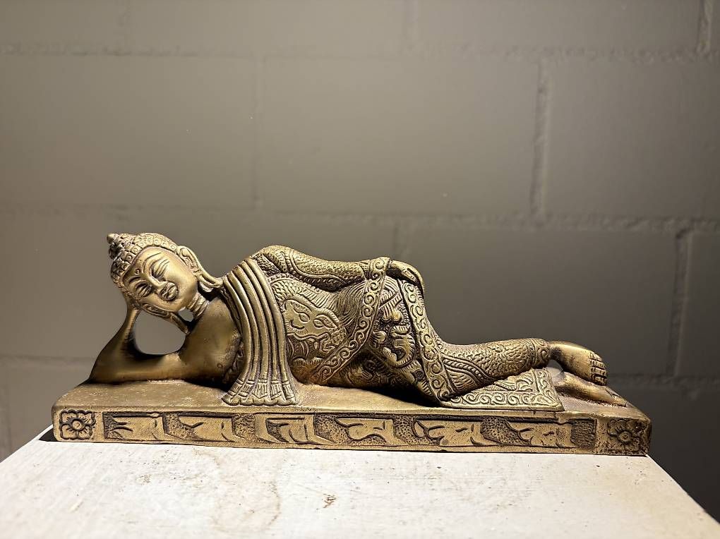 Sculture & Statue: Buddha schlafend Messing / 21 cm – Usato da Lenggenwil venduto da Unique_ 3