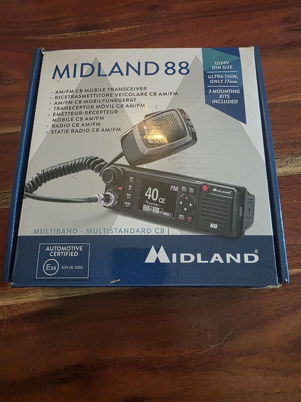 Midland Radiocomunicazione: Midland 88 Funkgerät mit Albrecht Magnetantenne – Usato da Mols venduto da Naebetsee2.0
