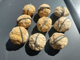9 Stück Geoden klein 4cm Set 1 neu deko aus Marokko