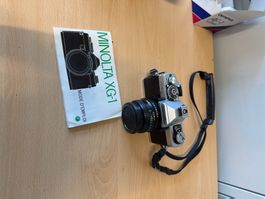 Minolta XG-1 Spiegelreflexkamera gebraucht mit Objektiv