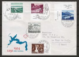 1954 : Illustrierter FDC Berne (P3) : KP 275.--