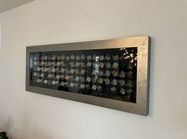 Wandbild mit Würfeln / Quader