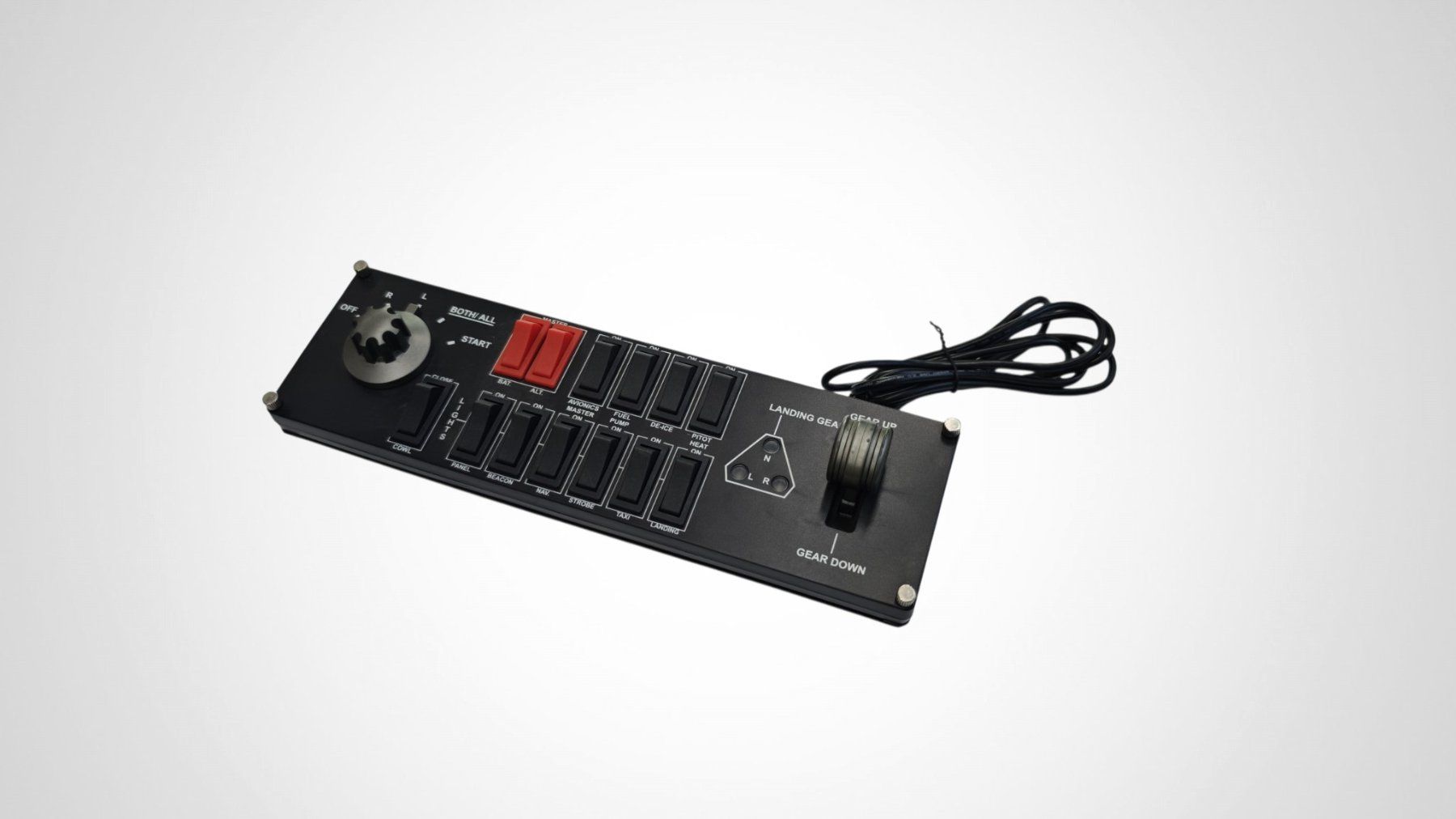 Saitek Controller: Saitek Pro Flight Switch Panel mit Originalverpackung – Usato da Grandcour venduto da Drscubi