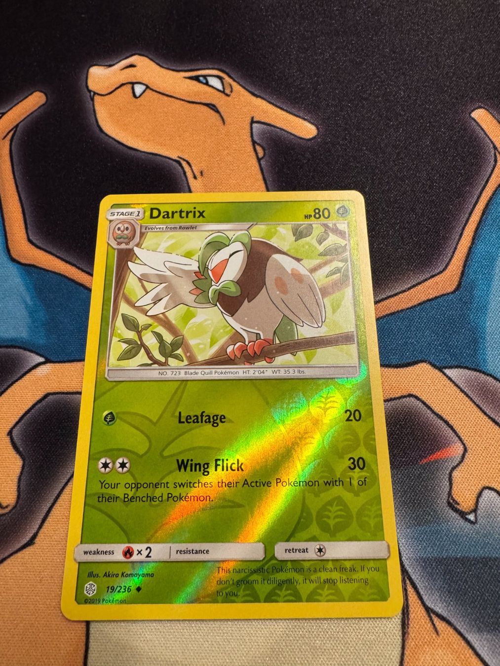 Pokémon Carte collezionabili: Dartrix (CEC 19) - Reverse Holo - Cosmic Eclipse – Nuovo (secondo la descrizione) da Bülach venduto da Pfrenzel