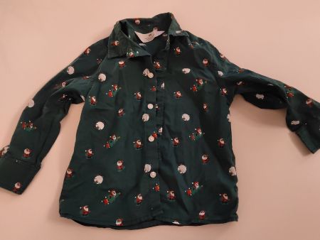 H&M-Hemd, Weihnachtsmotiv, Grösse 104