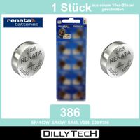 Renata 386 SR43W Knopfzellenbatterie - 1 Stk.