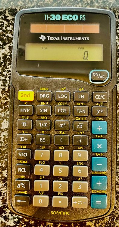 Texas Instruments Calculatrice TI-30 eco RS