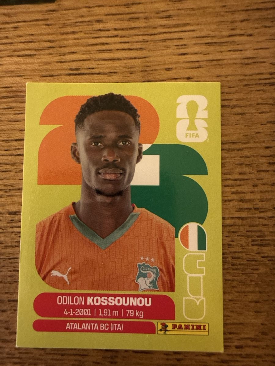 Panini Carte collezionabili: WM 2026 Sticker Odilon Kossounou Civ5 – Usato da Frenkendorf venduto da emi_jg7b