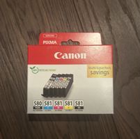Canon Druckerpatronen Multi Pack 580 581 neu