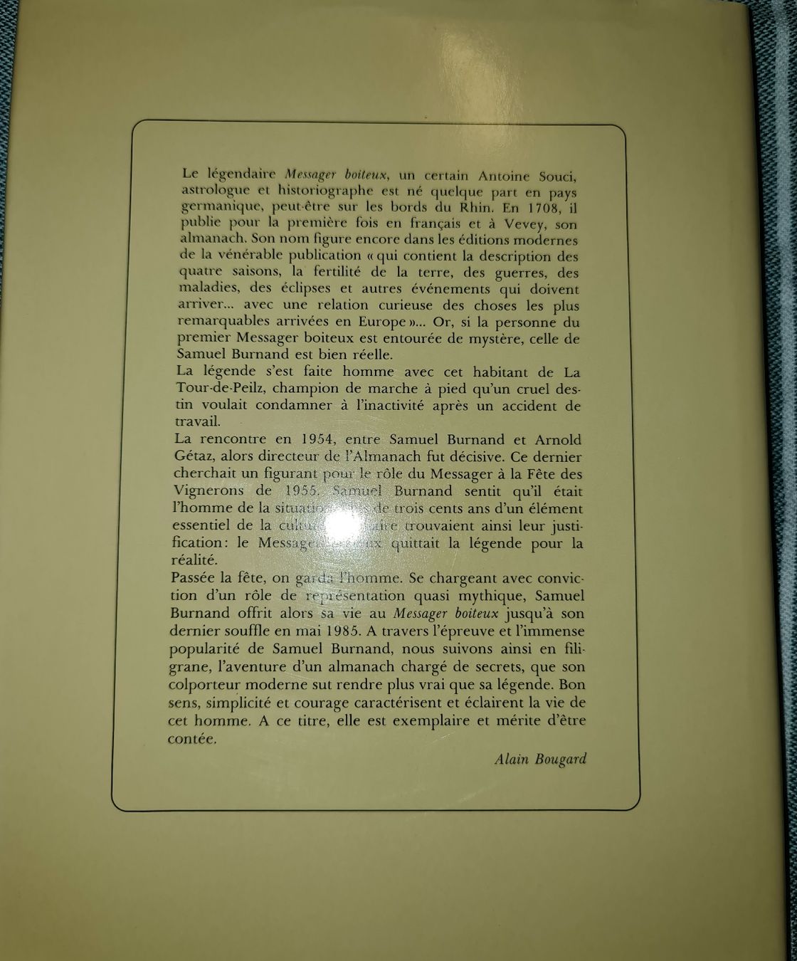 Libri: Légendaire...Messager Boiteux. – Usato da Cortaillod venduto da signep 8