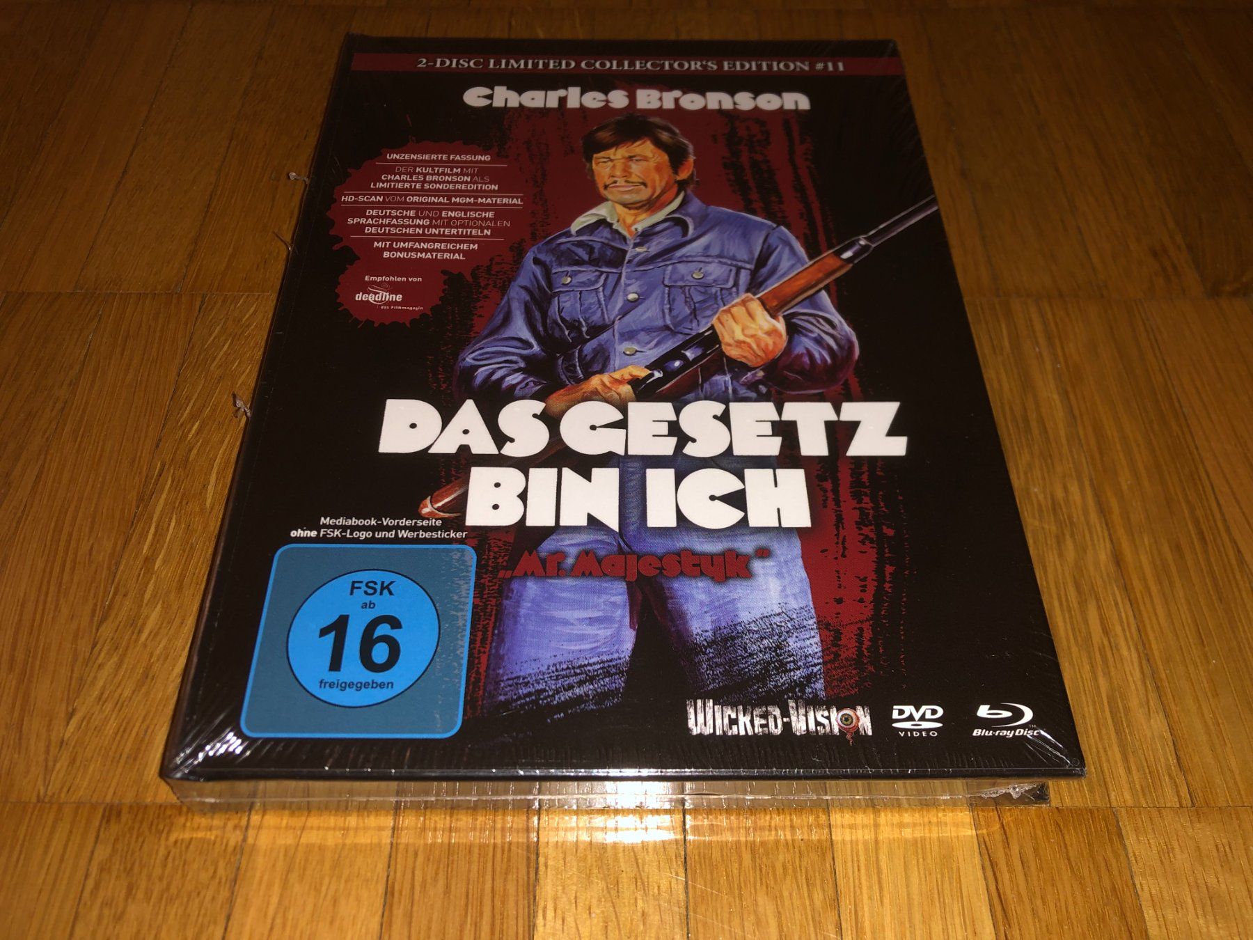 Tutti i DVDs: Das Gesetz bin Ich - MEDIABOOK - C - UNCUT – Nuovo e nell'imballaggio originale da Basel venduto da havsok