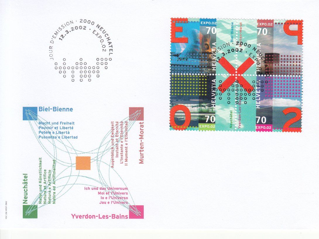 Alle Briefmarken: SBK 1041 - 1044 FDC – Gebraucht aus Bürglen TG von StampGraf