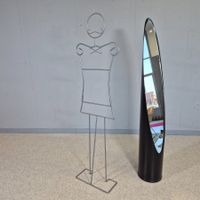 Man Coat Rack Kleiderständer Garderobe Junge / Mann Metall