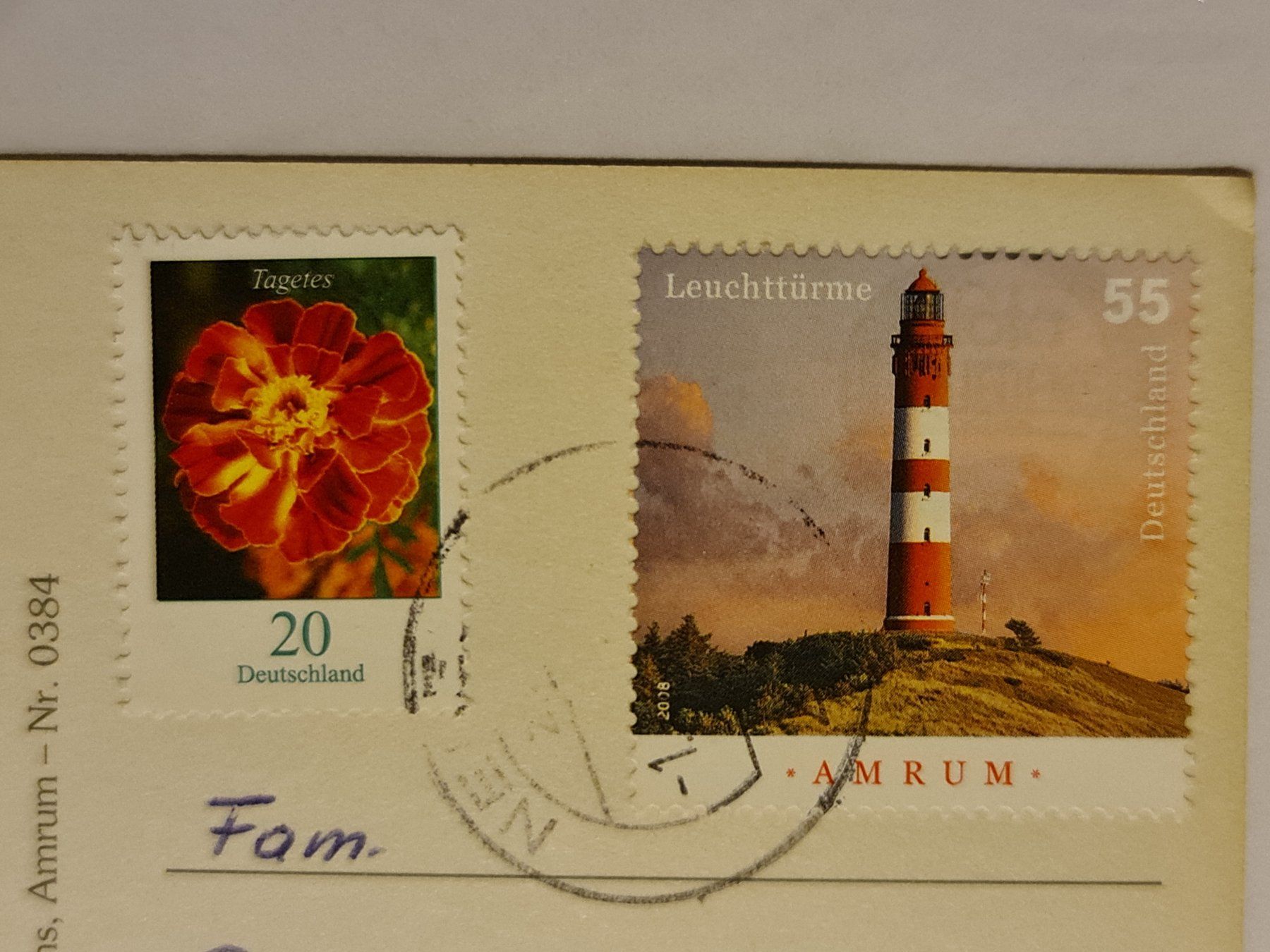 Cartoline postali: Ansichtskarte Nordseeinsel Amrum – Usato da Dintikon venduto da Vexi 1
