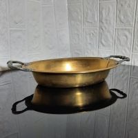 Ziselierte Topf aus Silber und Messing