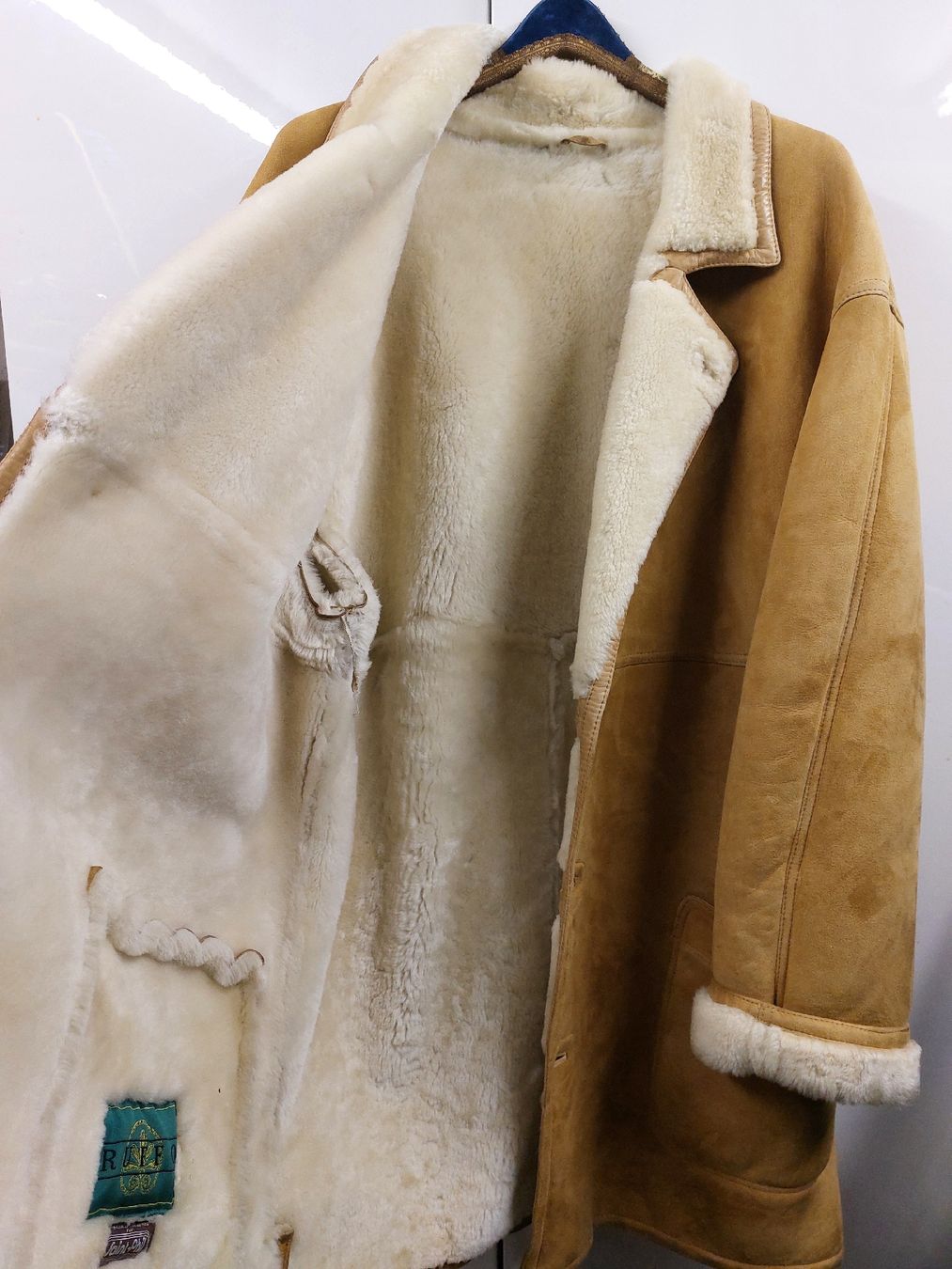 Jacken: Saint Phil Herren Leder Jacke mit Lammfell Futter – Gebraucht aus Zürich von Florence2012 3
