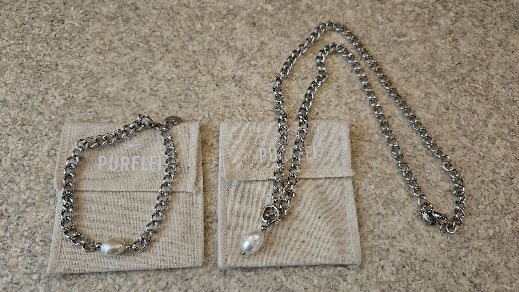 Purelei Catenine: Kette und Armband mit Perle, Purelei – Nuovo (secondo la descrizione) da Lyss venduto da Janine_z23