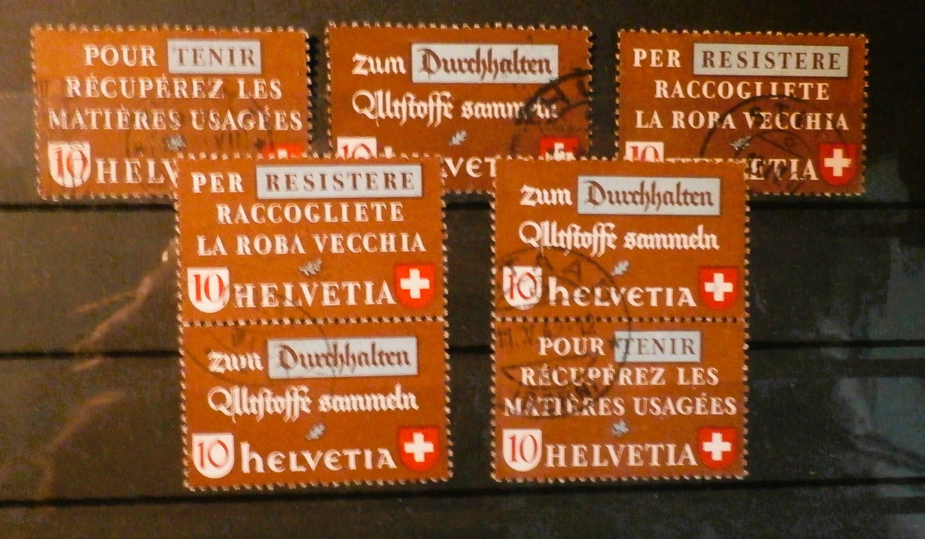 Tutti i francobolli: CH 1942 Altstoffverwertung – Usato da Kehrsatz venduto da Bernherb2