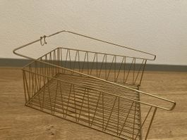 Ikea kallax Drahtkorb golden