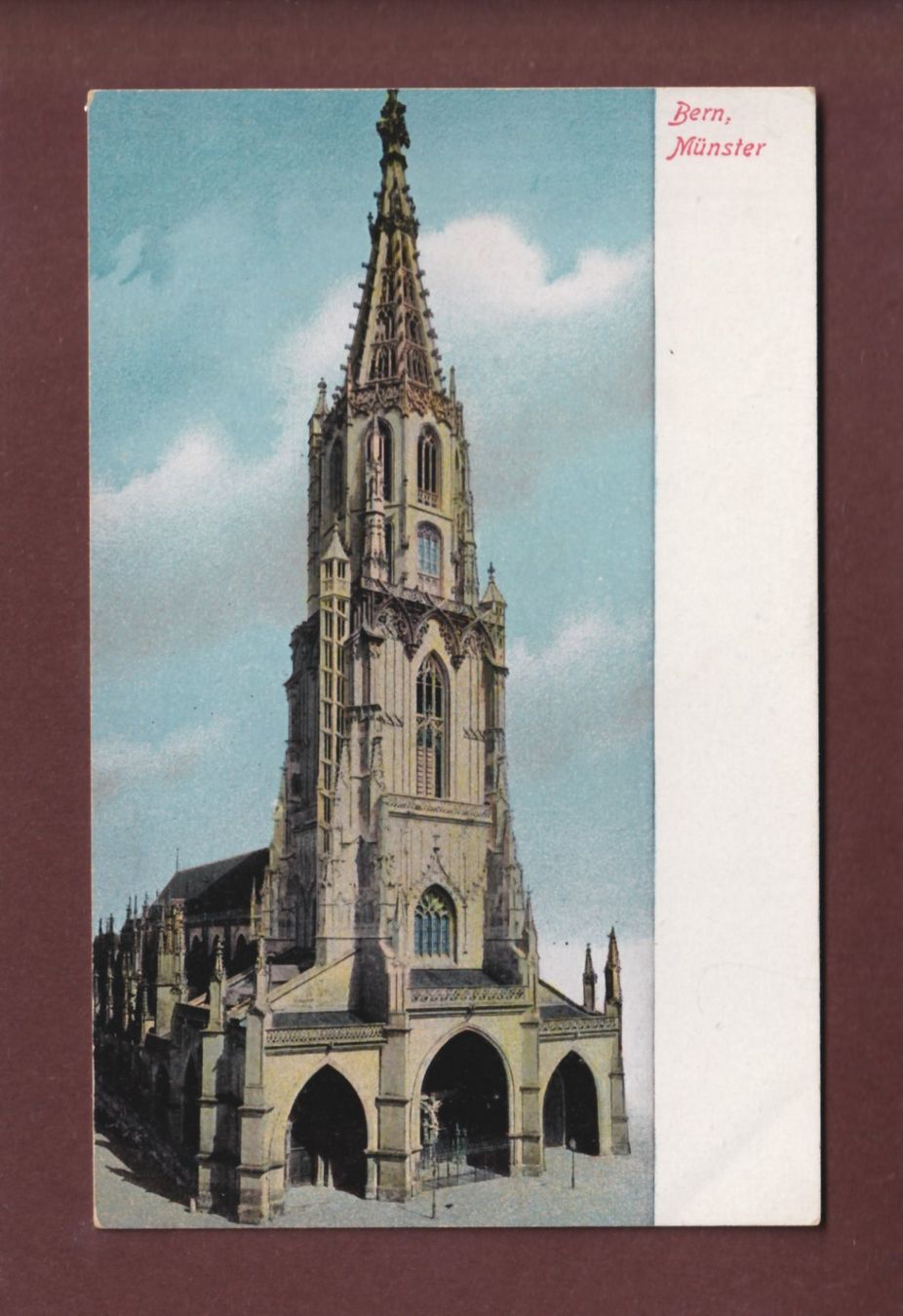 Cartes postales: BERN - Münster – D'occasion à Pully par nicecards-shop