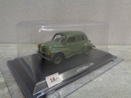Altaya 1:43 Renault 4 CV Vert Militaire 1954