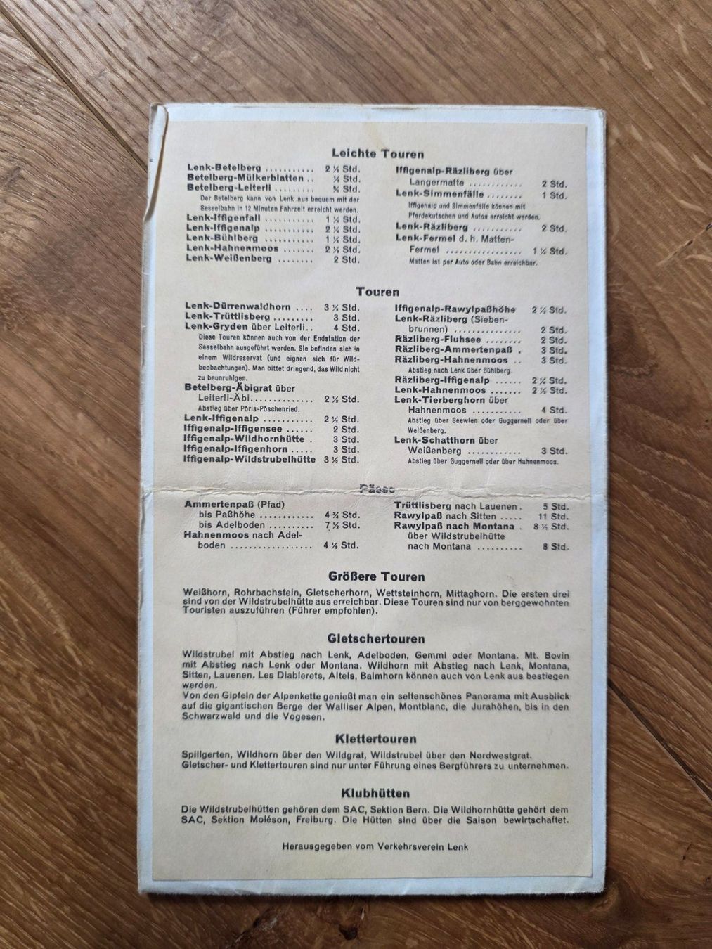 Cartine & Atlanti: Vintage Exkursionskarte Lenk 1965 – Usato da Walterswil BE venduto da Lonitti 3