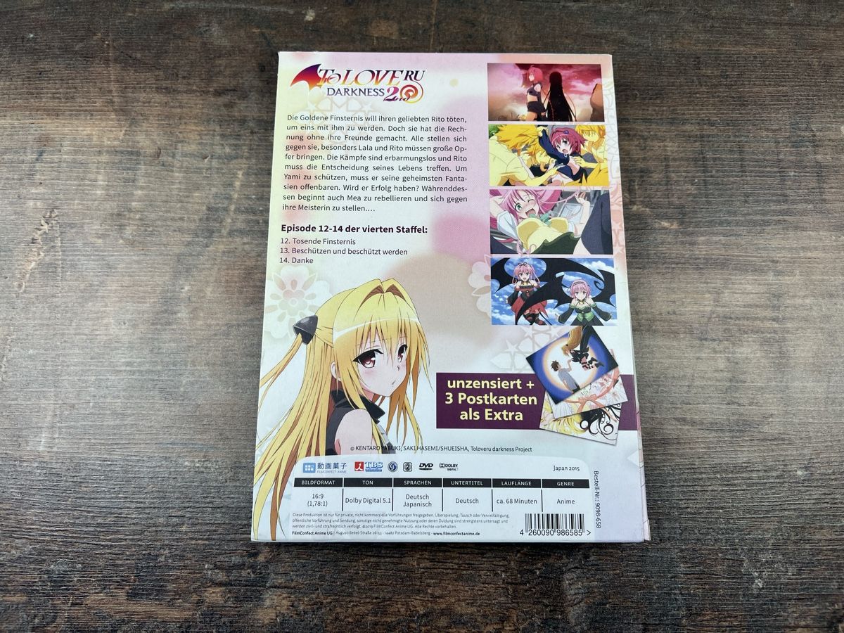 Tous les DVDs: To LOVE Ru Darkness 2nd – D'occasion à Hallau par R.R.91 1